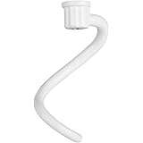 Spiral Dough Hook Replacement for Kitchen Aid Mixer - Coated Dough Hook for K5SS K5A KSM5 KS55 Pro 600, Dough Attachment for 