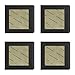 4PCs 4x4 Picture Frames Black Wood Instagram Photo Image Square Frame fit Window 3.6 x 3.6 Wall Decoration