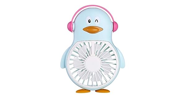 CAOQAO - Mini pingüino con Cable portátil silencioso, Ventilador ...