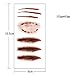 Coobbar 10pcs Halloween Zombie Scars Tattoos With Fake Scar Bloody Costume Makeup Halloween Decoration Terror Wound Scary Blood Injury Sticker (6)