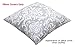 TreeWool Damask Accent Spring Summer 22x22 Set of 2 Decorative Throw Pillow Covers 100% Cotton Home Decor Pillowcases for Sofa Couch (Silver Gray)