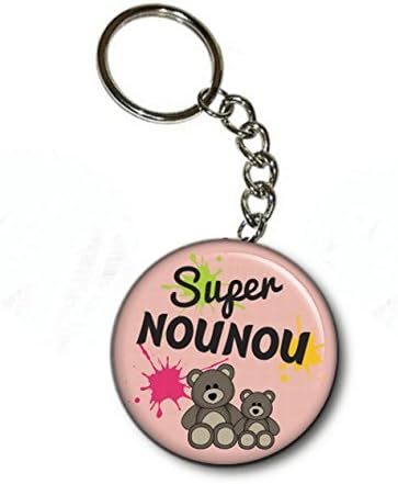Angora Key Ring Super Nounou
