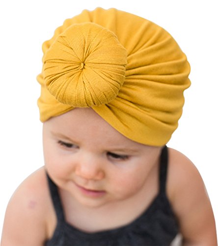 5pcs Newborn Baby Cotton Cloth Turban Toddler Rabbit Hospital Hat Ear Hat Kids Set Head Cap (NN65) - Thumbnail 7