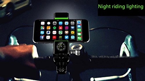 Ikevan Bike accessories-Holder-Phone Holder-niversal Motorcycle Bike Bicycle MTB Handlebar Mount Holder for Cell Phone GPS (Green)