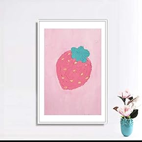 Framed for Living Room Bedroom Colorful Vase for