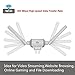 KLJ N300 WiFi Range Extender Booster Wireless Router WiFi Access Point/Router/Repeater Modes (Two Fast Ethernet Ports, Two Antennas, WPS, 2.4GHz, Support 802.11n/b/g)