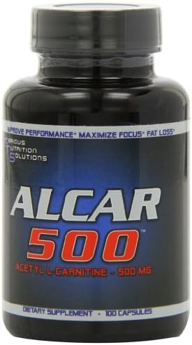 Serious Nutrition Solution Alcar-500 Capsules, 500mg, 100-Count by Serious Nutrition Solution