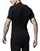 CLSL TM-R36-BB_X-Large Tesla Men's Thermal Coldgear Compression Baselayer Short Sleeve T Shirts R36