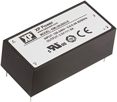 XP POWER, EML30US36-E, AC/DC PCB Mount Power Supply (PSU), Encapsulated, 1 Output, 30 W, 36 V, 830 mA