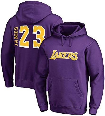 Lakers James Played Training Suit Basketball Hooded Sweater Basketball Men's Hoodie