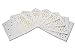 TROLIR Luncheon Napkins, White with Gold Dots, 3-ply, Pack of 50 Decorative Paper Napkins 6.5x6.5 inch, Stamped with Sparkly Gold Foil Dots, Ideal for Wedding, Party, Birthday, Dinner, Lunch, Cocktail