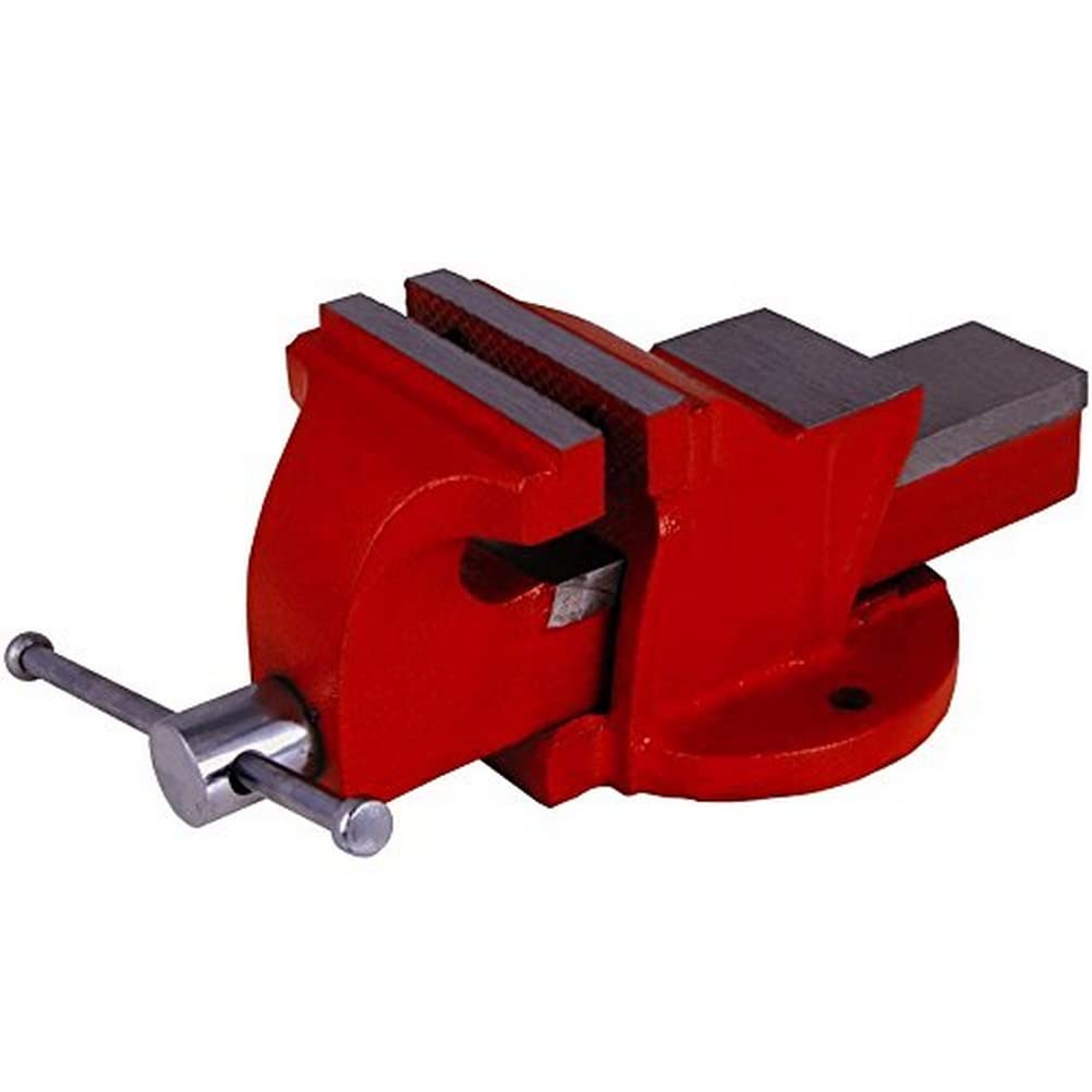 Connex COX870080 Vice with Fixed Base, Silver/Red, 80 mm