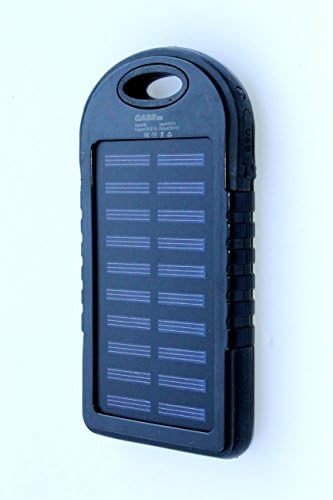Portable Solar Power Bank Charger, COVERSUIT 30000mAh Dual USB Solar Battery Charger With LED Flashlight Outdoor For iPhone iPad Samsung (Power Bank With 20 X LED Lights, BLACK)