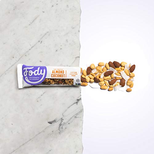 Fody Foods Vegan Protein Nut Bars 8g Protein Snack Bar Low FODMAP