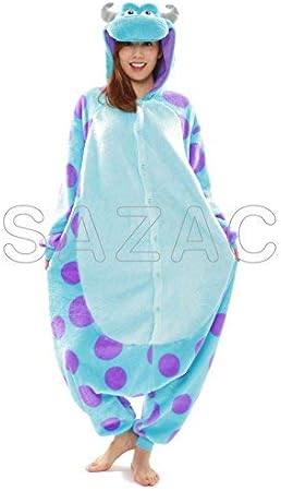Amazon Sazac サザック 着ぐるみ 大人用 フリース Disney モンスターズインク サリー コスプレ 仮装 通販