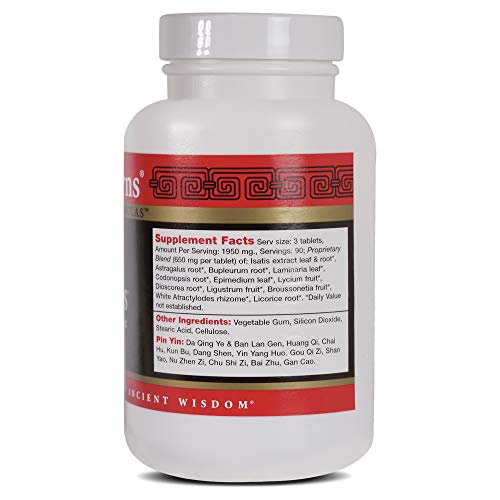 Health Concerns - Astra Isatis - Astragalus & Isatis Chinese Herbal Supplement - Immune System Tonic - with Isatis Leaf & Root Extract - 270 Tablets per Bottle