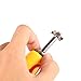 GrooveMaster Adjustable Golf Club Groove Sharpener with Comfortable Large Rubber Grip and 6 Cutter Carbide Tungsten Steel Head - With Printed Full Color User Operations Manual