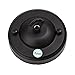 Fuloon Retro Vintage Iron Ceiling Rose Hook Plate Holder Pendant Lamp Roof Sucking Disk Chassis Light Fitting Accessory DIY (Black)