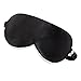 Silk Sleep Mask, Semboh Natural Eye Mask for Sleeping, Super-Smooth Eye Cover for Woman & Man Block Light 99% with Invisibility Nose Baffle