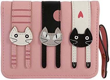 Eurlove Women Girl's Leather Mini Wallet Credit Cards Cash Coin Holder