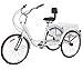 DoCred Adult Tricycle Trike 7 Speed Three-Wheeled Bike, 26 Inch Adult Tricycles Cruiser Bikes w/Low Step-Through Aluminum Frame Wide Handlebarthumb 1