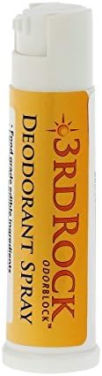 3rd Rock 100% Natural and Organic Deodorant / Aluminum Free, Fragrance Free, Paraben Free Safe Body Deodorant / Pump Spray / Goes on Clear by 3rd Rock Essentials