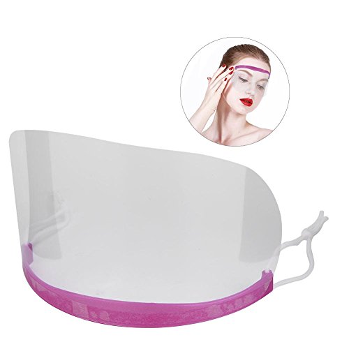 Hairspray Face Shield, 50Pcs Multifunctional Transparent Plastic Hairspray Shield Mask Eye Face Protector