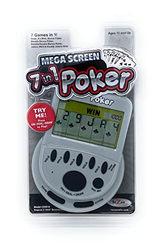 Mega Screen 7 in 1 Poker Electronic Game