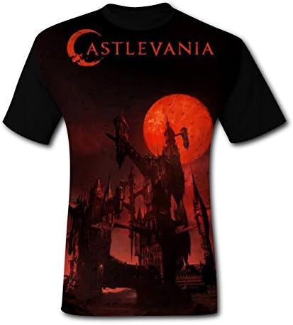 Castle-Vania Men's Various 3D Printing DIY Tshirt Great Tee for Men
