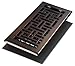 Decor Grates AJH410-RB-8 AJH410-RB-8 Oriental Floor Register, Rubbed Bronze, 4-Inch by 10-Inch, 8-Pack