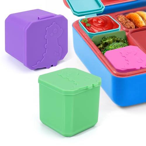 BABORUI 4 Pcs Dips Containers for Omie Lunch Box, 4