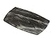 Soap Dish Best Deals by SouvNear - 5.3 Inch Stone Art Unique Minimalistic Solid Soap Dish Holder in Oceanic Grey-Black Marble - Kitchen Sink / Bathroom Accessories Shower Bath Tub