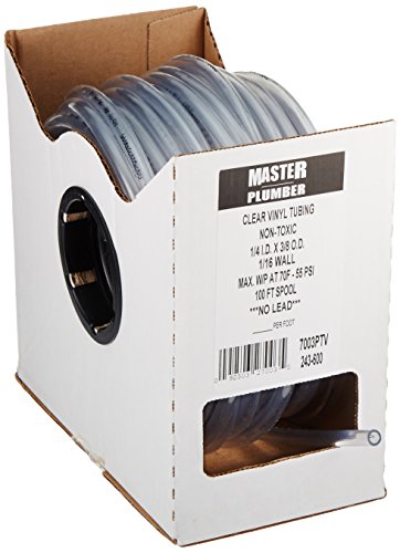 UPC 092503270035, Master Plumber 7003PTV Clear Vinyl Tubing 1/4-Inch ID x 3/8-Inch OD x 100-Feet