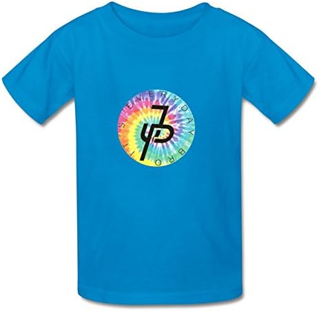 Aliensee Little Boys Girls Kids Jake Paul Rainbow Logo Cotton T-Shirt For 6-10yr Old
