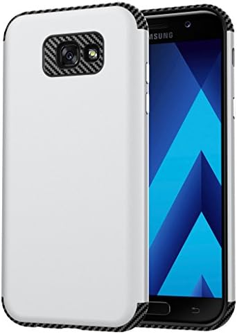Galaxy A7 2017 Case, ARRYNN Slim Fit[Lightweight]Anti-Scratch Shockproof Dual layer Protective Bumper Case for Samsung Galaxy A7 2017(Silver)