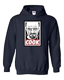 Artix Cook Heisenberg Breaking Bad Unisex Hoodie Sweatshirts Medium Navy Blue