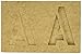 Pro Art Oiled Stencil Board Lettering, 3-inch Set, Natural