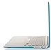 MOSISO Compatible with MacBook Air 13 inch Case (Models: A1369 & A1466, Older Version 2010-2017 Release), Protective Plastic Hard Shell Case & Keyboard Cover & Screen Protector, Aqua Blue
