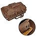 Polare 20'' Full Grain Cowhide Leather Weekender Duffle Bag Overnight Luggage Travel Duffel Bag For Men