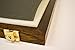 Two Timbers Extra Small Display Case Made in USA with Walnut Finish Wood Box with Glass Top, Arrowheads, Knives, Rocks, Pins, Collectibles, Collections, Medals, Military Coins 4h, Keepsakes