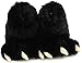 LazyOne Black Paw Slippers - X-Large