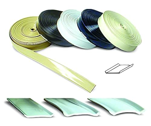 25 Ft White Vinyl Trim Molding - 3/4" Screw Cover For RV, Boat, Camper & Trailer 7 thumbnail image