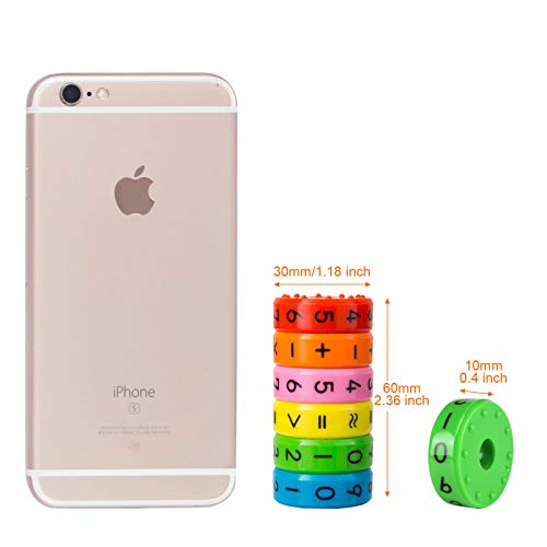 Kesote 2 Stück Lernspielzeug Mathematik Rechenrolle Einschulung Mathe Lernen Rechnen Spielzeug Schulanfang Schulkind Schuleinführung Geschenk Weihnachten – Bild 3