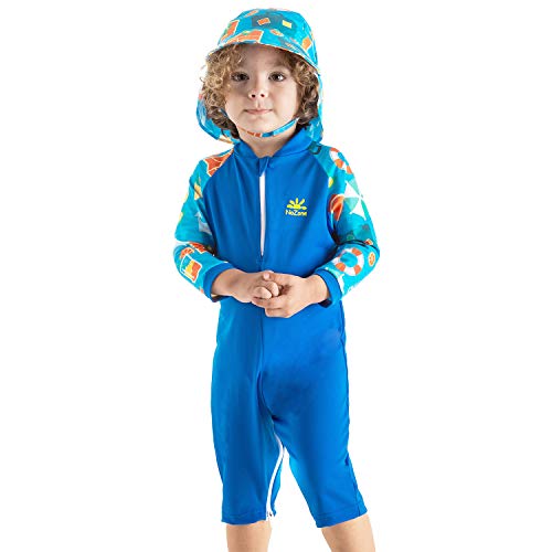 Nozone Fiji Sun Protective Baby Swimsuit Fun Prints in Marine/Arthur, 6-12 Months - Thumbnail 3