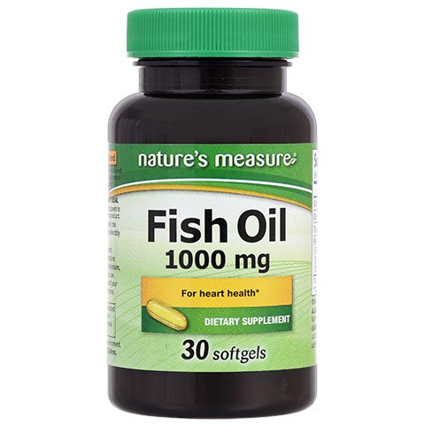 Nature's Measure Fish Oil Softgels, 30 ct