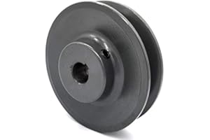 Phoenix Mfg. V-Groove Drive Pulley - 4'' Dia. - 5/8'' Bore - Cast Iron-L8