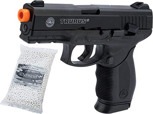 Evike Airsoft - Softair Licensed Taurus 24/7 Airsoft Spring Airsoft Pistol (Package: Airsoft Pistol + 5000 BBS)