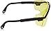 Honeywell Home Amber Safety Glasses, Scratch-Resistant, Half-Frame, Amber/Black (S145)