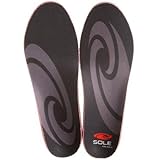 Sole Unisex Softec Ultra Insole,Black/Grey,Men's 5.5-6 M/Women's 7.5-8 M