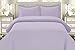 HC Collection Duvet Cover - Lavender King Size Duvet Cover - 3 Piece Soft Breathable Microfiber Duvet Cover Set with Zipper Closure & 2 Pillow Shams